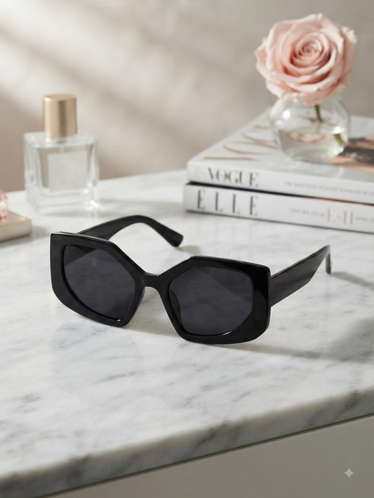 The Muse Collection: Bold Geometric Statement Sunglasses
