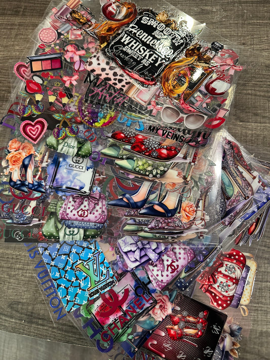 UV DTF Cup Wraps Bundle: Faith & Glam Designs (30 Total) Bundle #9 and Bundle #10