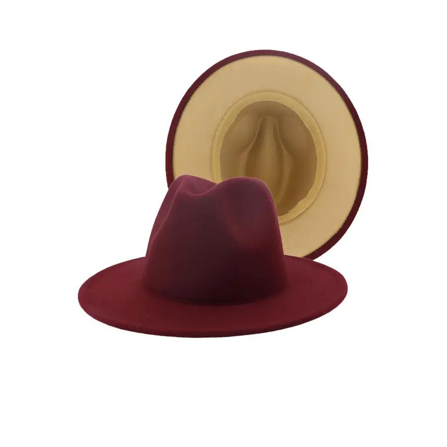 Unisex Double-Sided Fedora Hats