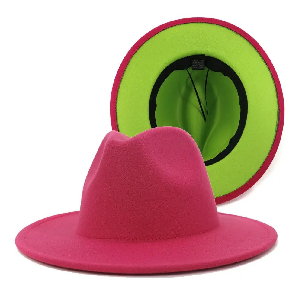 Unisex Double-Sided Fedora Hats