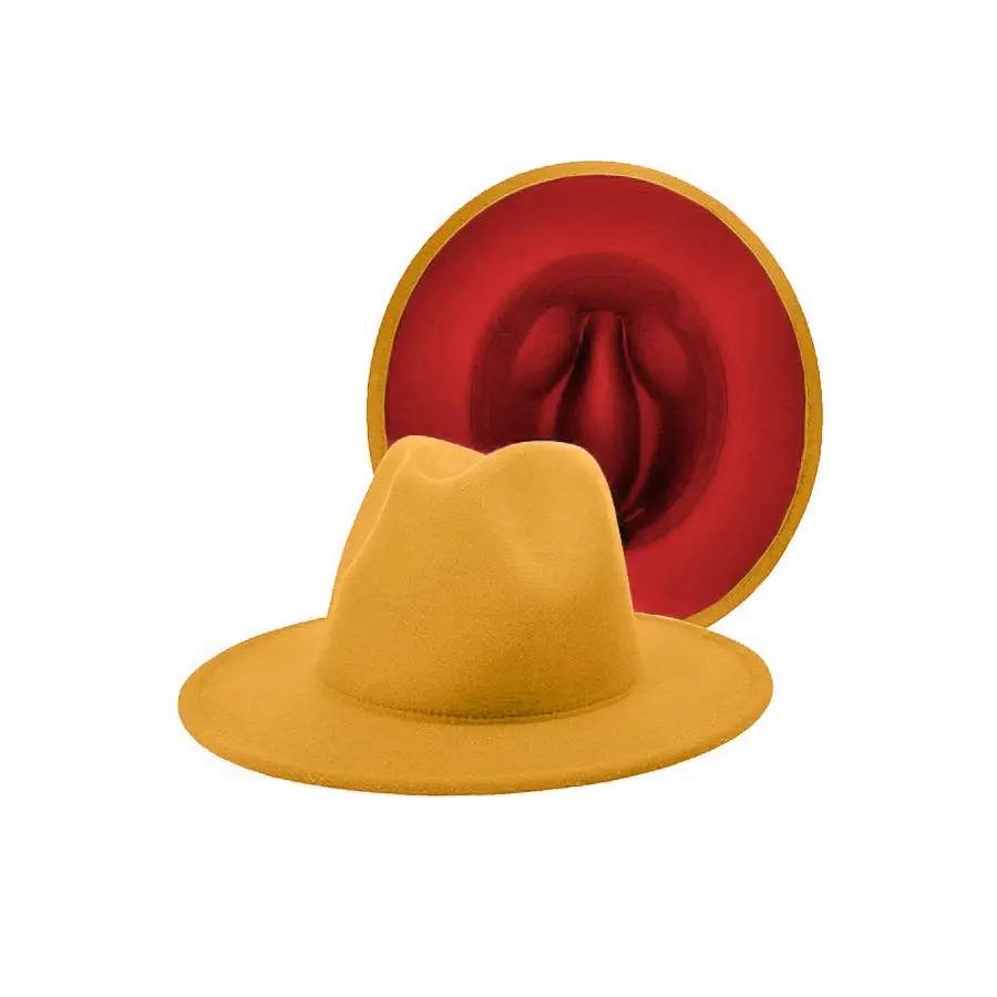 Unisex Double-Sided Fedora Hats