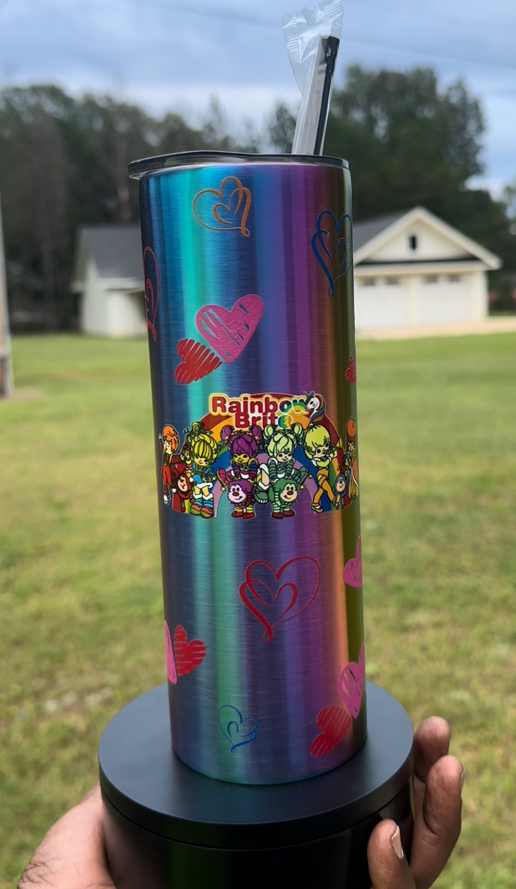Rainbow Plated 20oz Tumbler