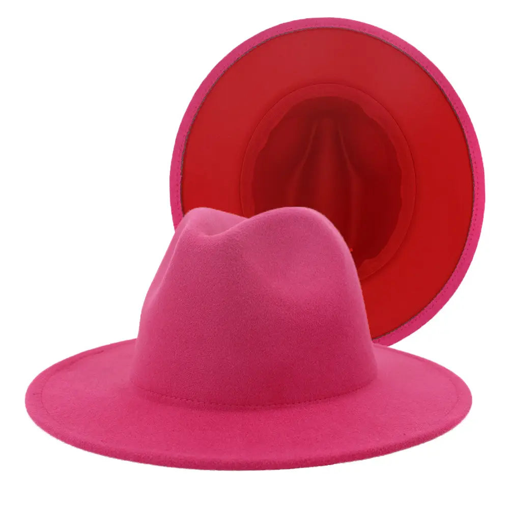 Unisex Double-Sided Fedora Hats