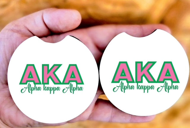 Sorority and Fraternity Car Coasters