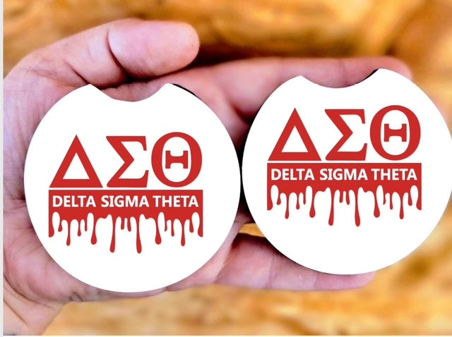 Sorority and Fraternity Car Coasters