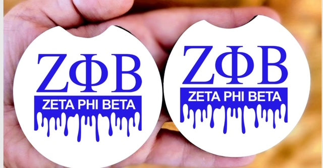 Sorority and Fraternity Car Coasters