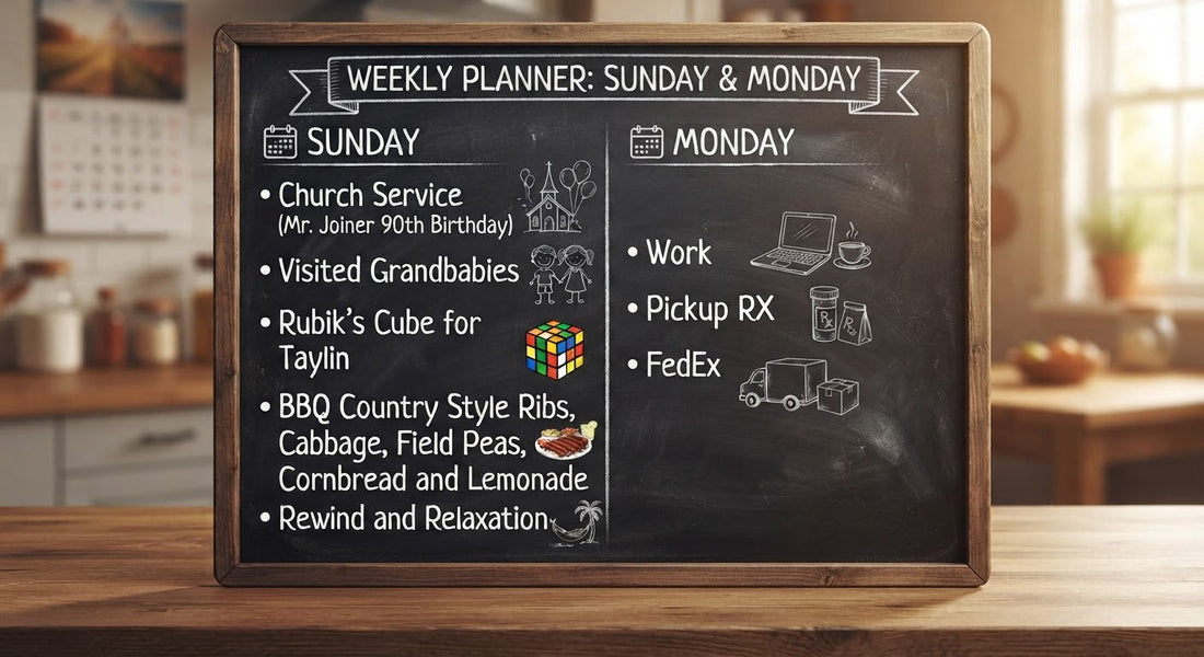 A Blessed Weekend and a Productive Start to the Week