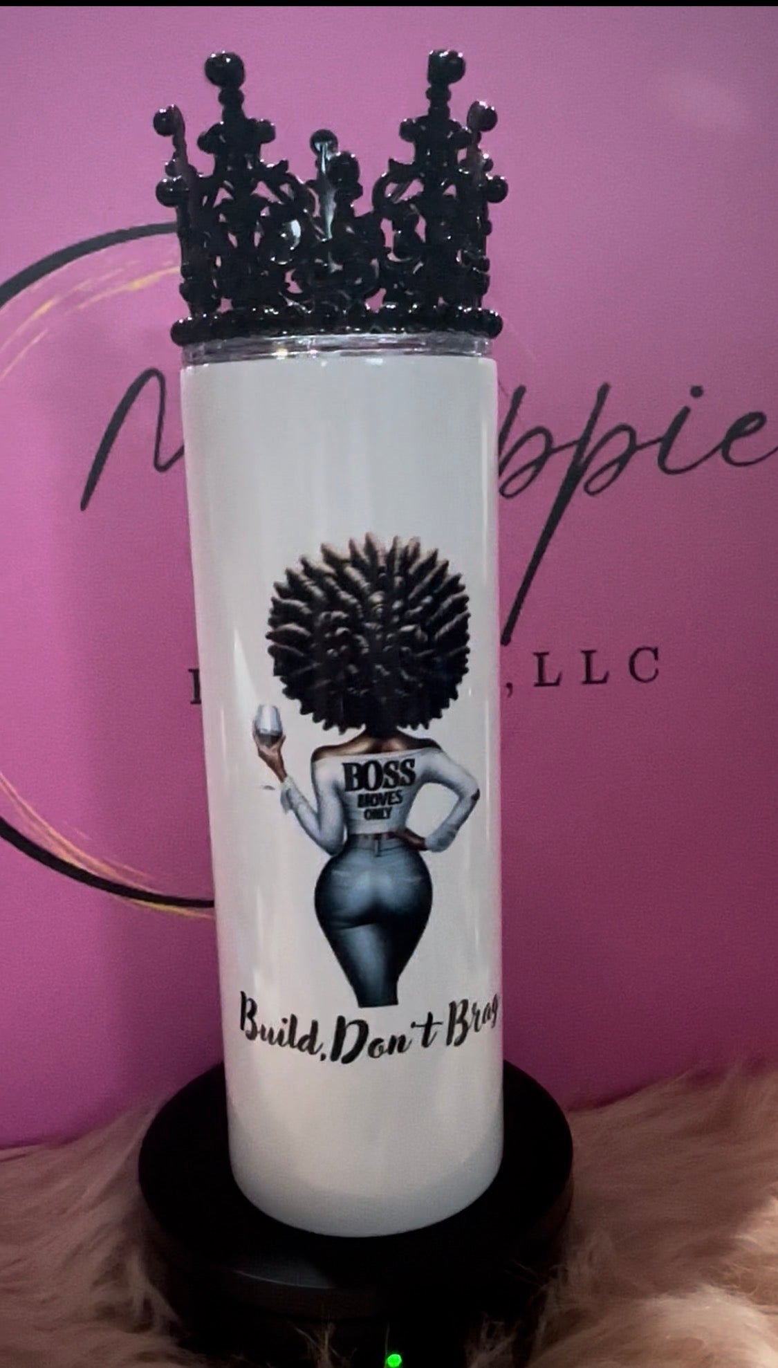 The Empress Collection: Crown-Topped Insulated Tumblers