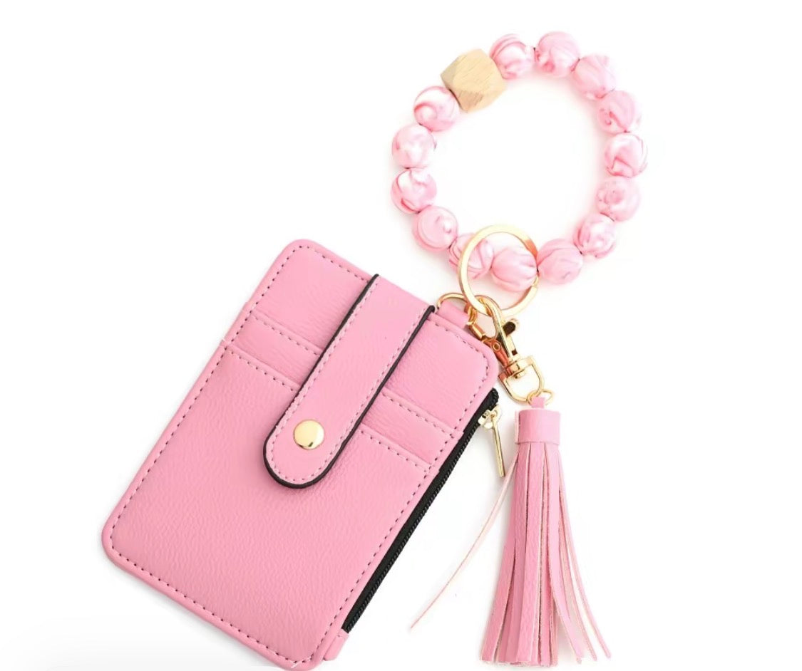 Silicone Beaded Wristlet-Multicolor