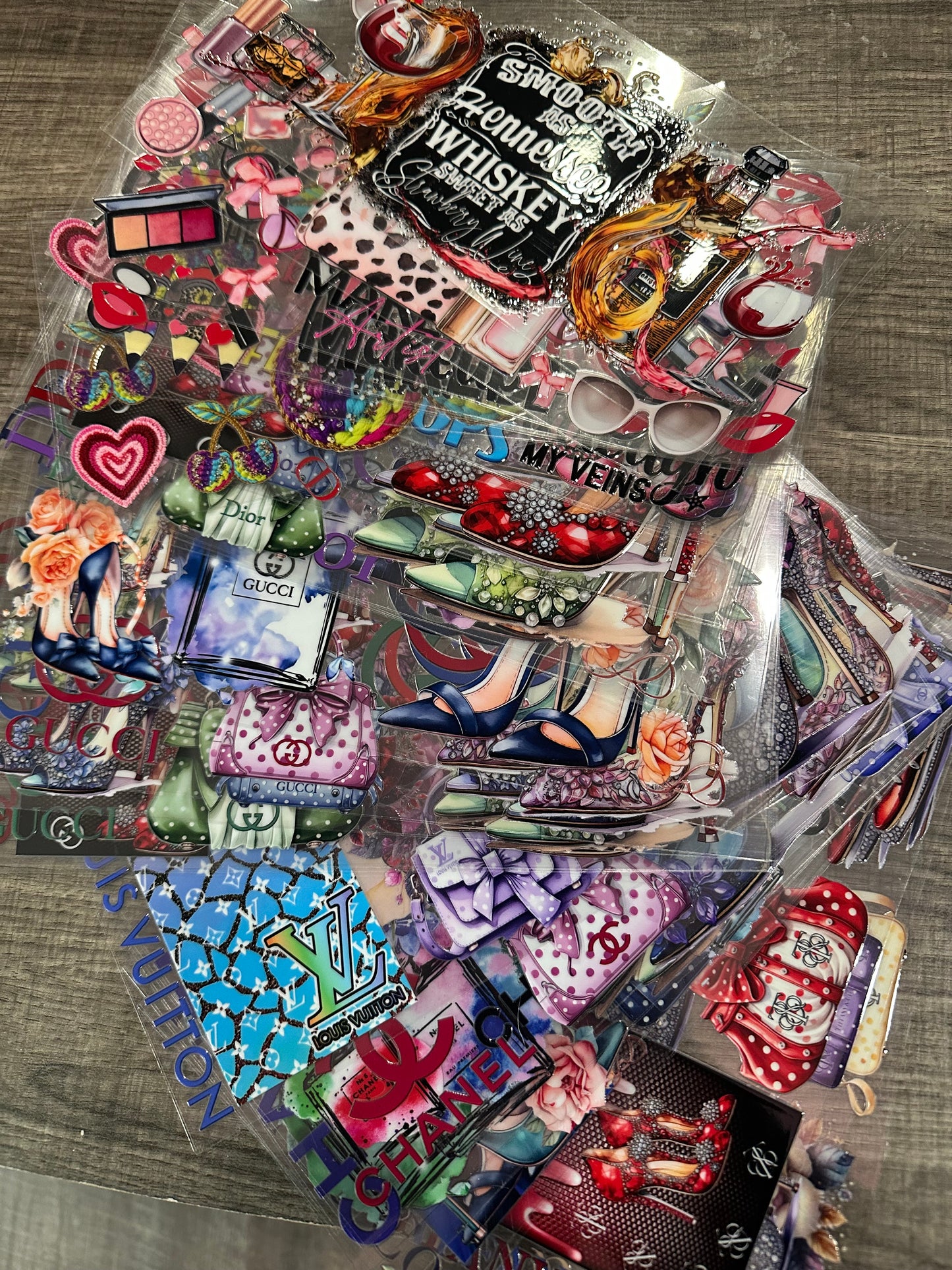 UV DTF Cup Wraps Bundle: Faith & Glam Designs (30 Total) Bundle #9 and Bundle #10