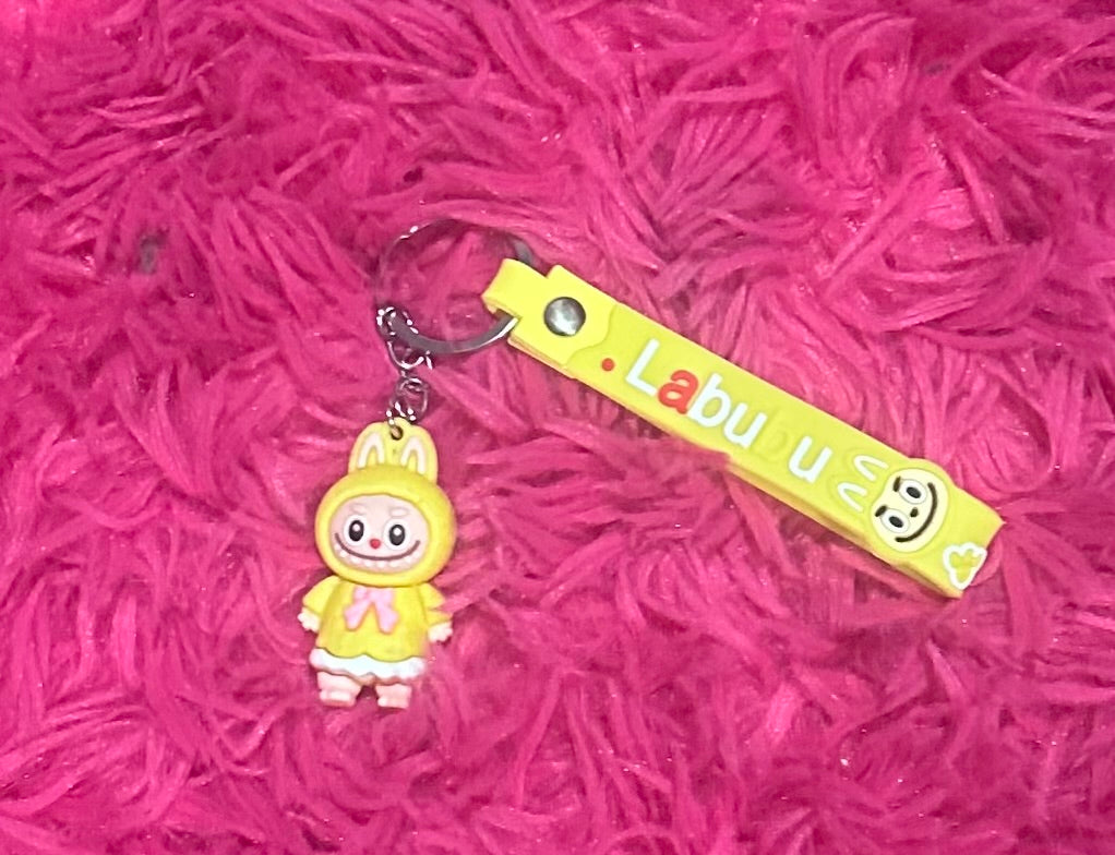 💖 Hello Kitty or Labubu Character 3D Keychain and Strap