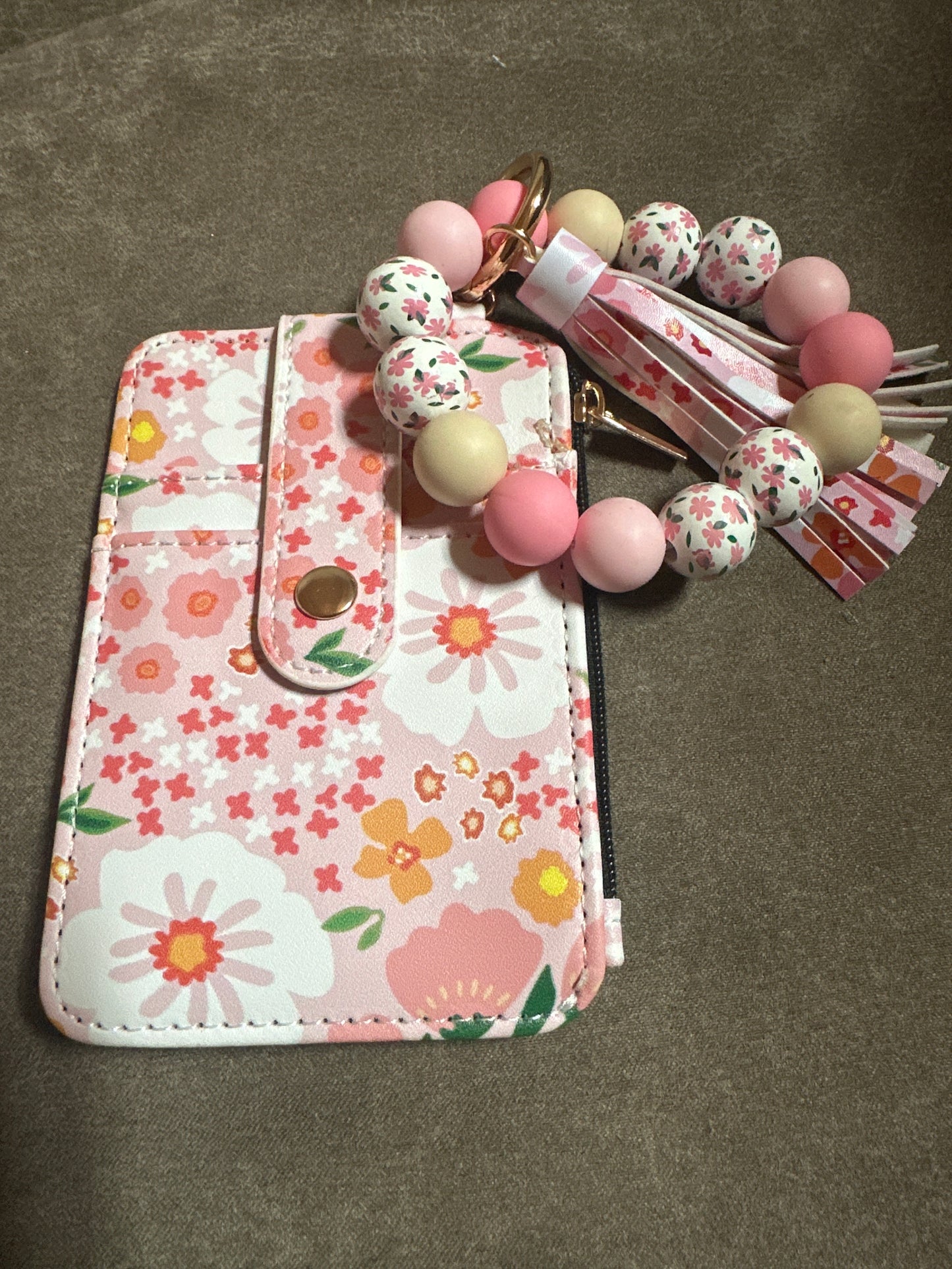 Silicone Beaded Wristlet-Multicolor
