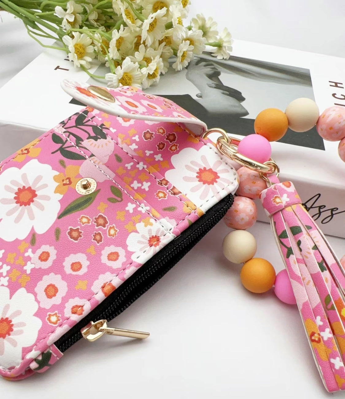 Silicone Beaded Wristlet-Multicolor