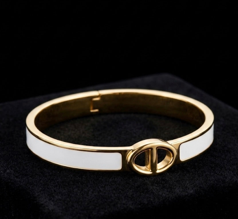 Luxe Designer-Inspired Bangle Bracelets(Box not included)