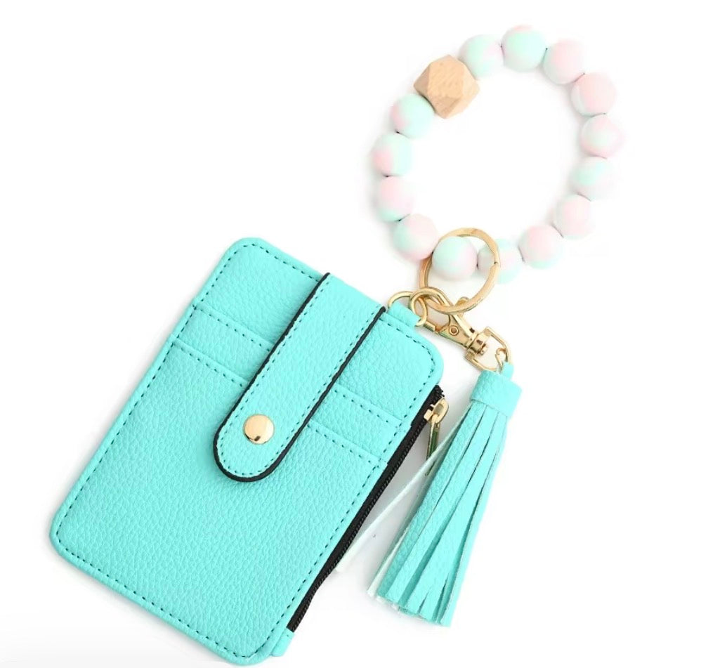 Silicone Beaded Wristlet-Multicolor