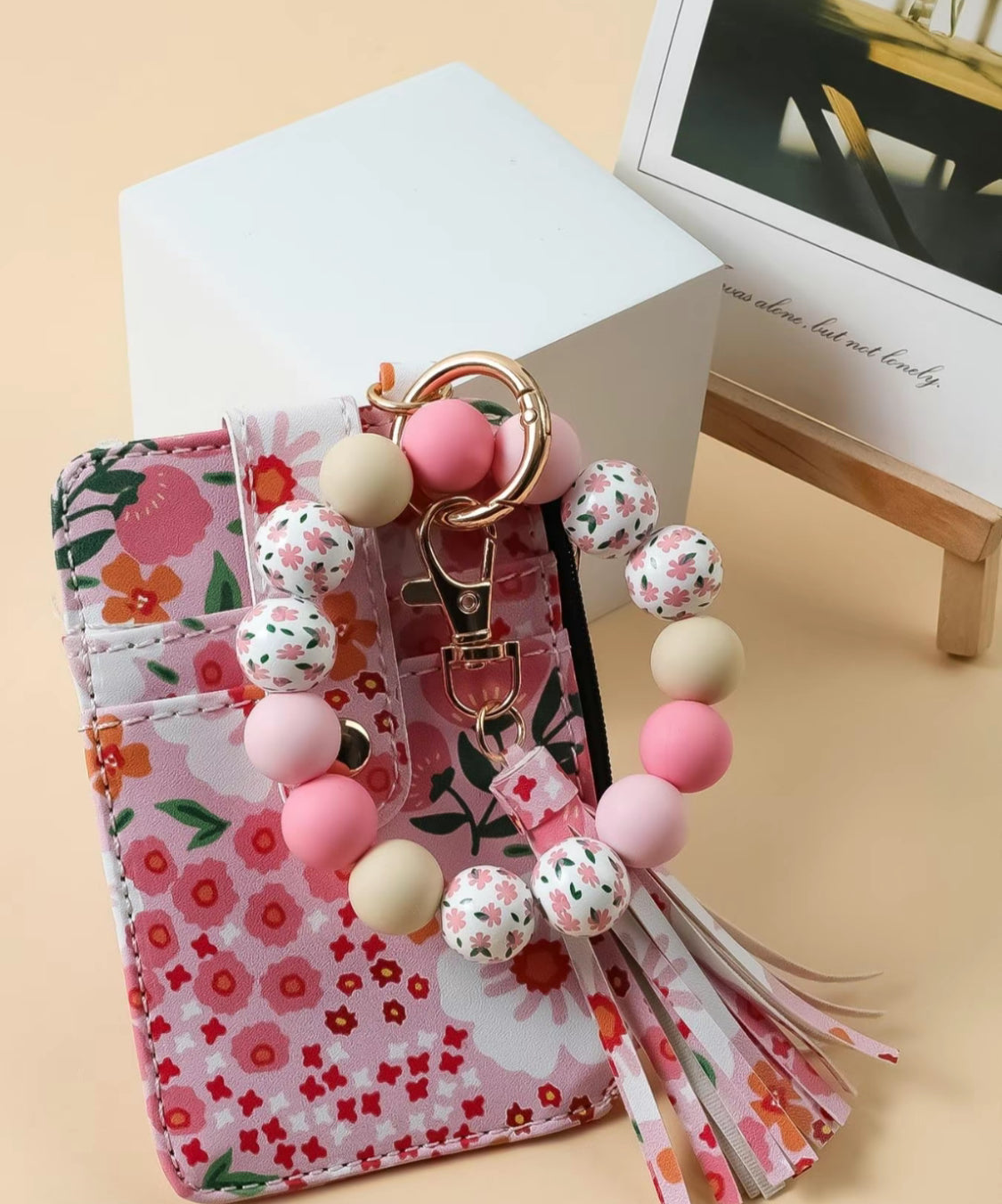 Silicone Beaded Wristlet-Multicolor