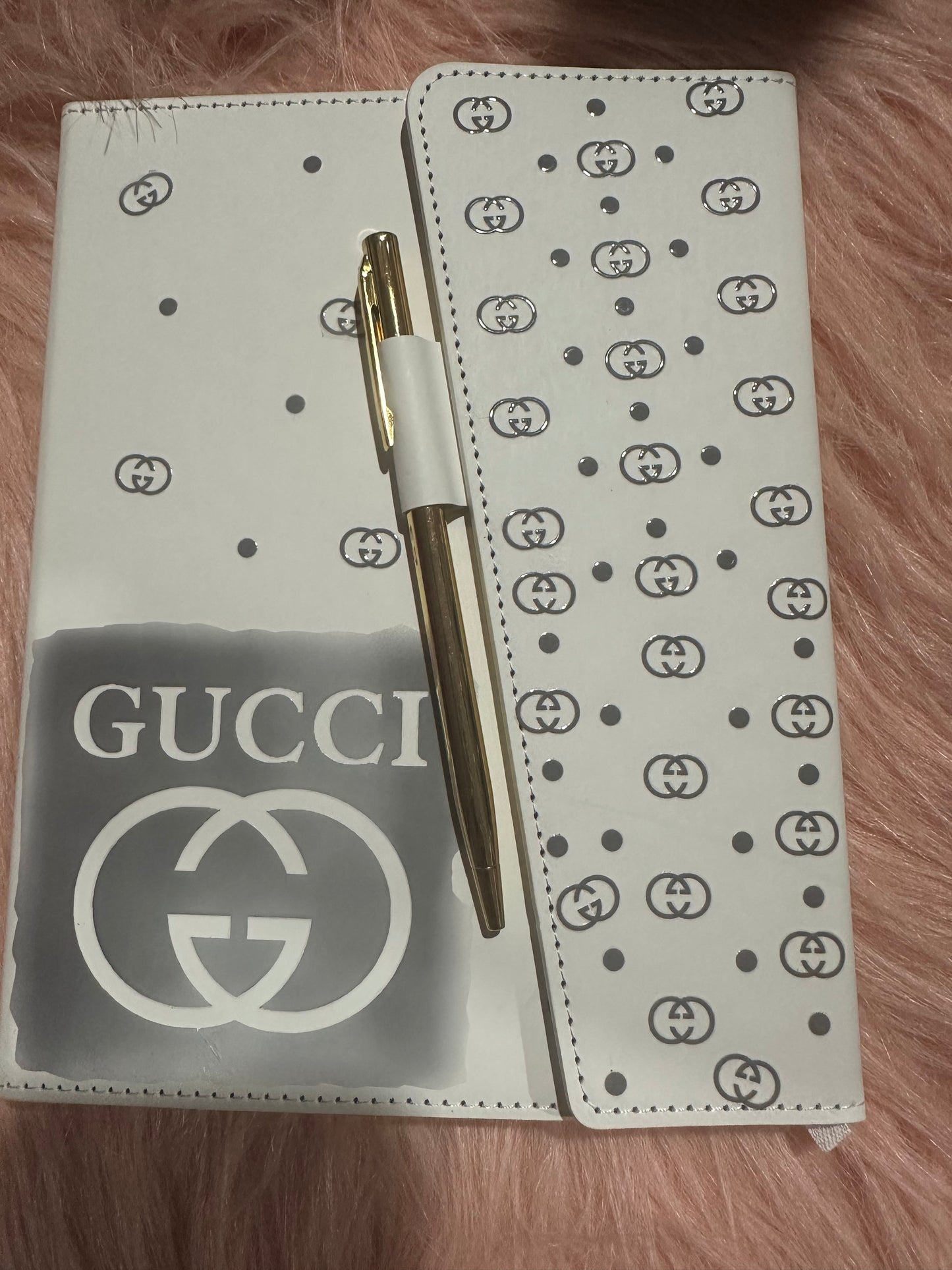 Designer-Inspired Journal & Gold Pen Gift Set