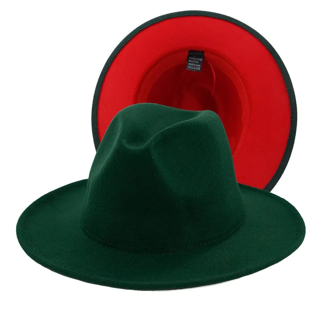 Unisex Double-Sided Fedora Hats