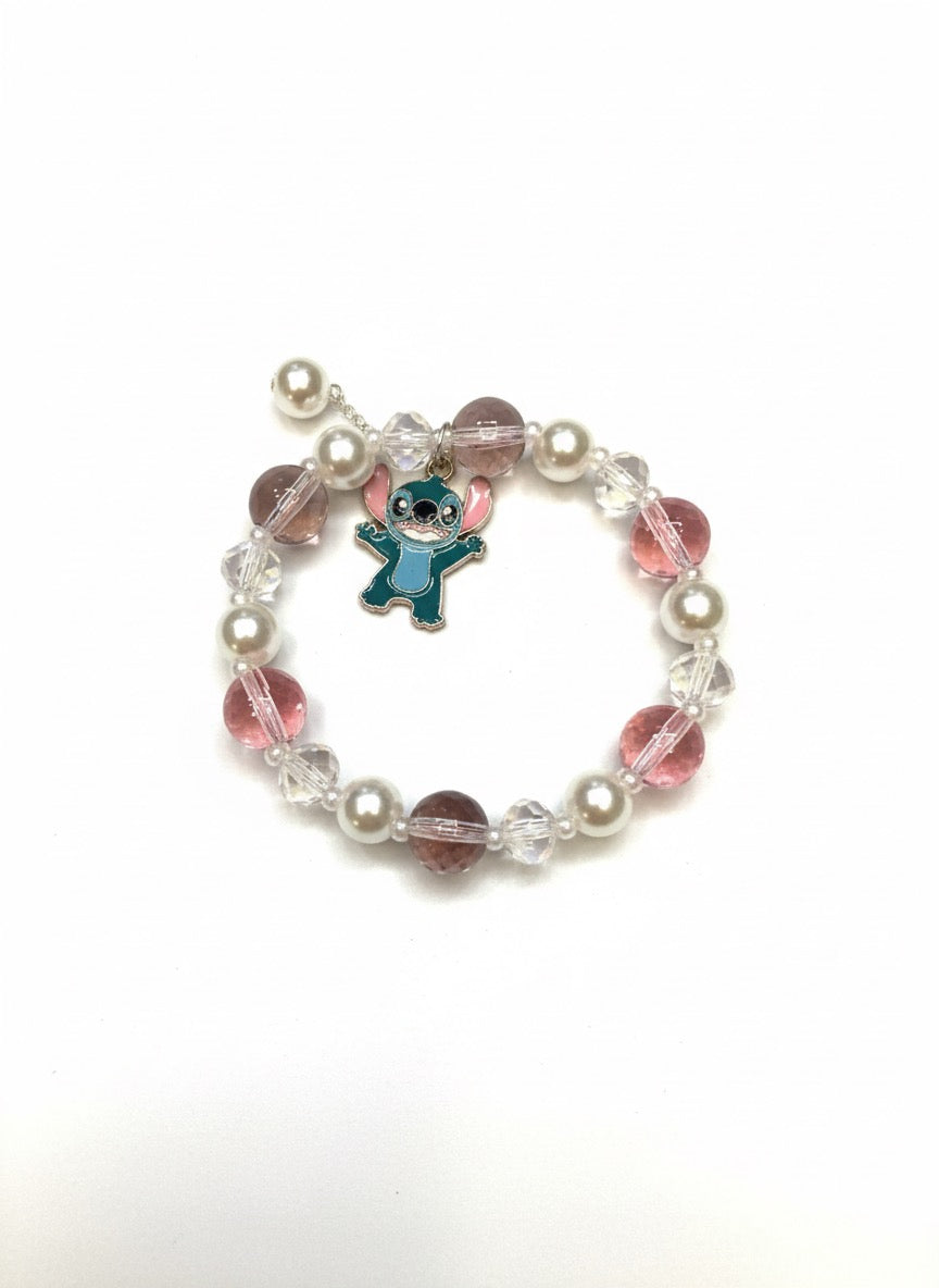 💙 Stitch Kids' Beaded Charm Bracelet
