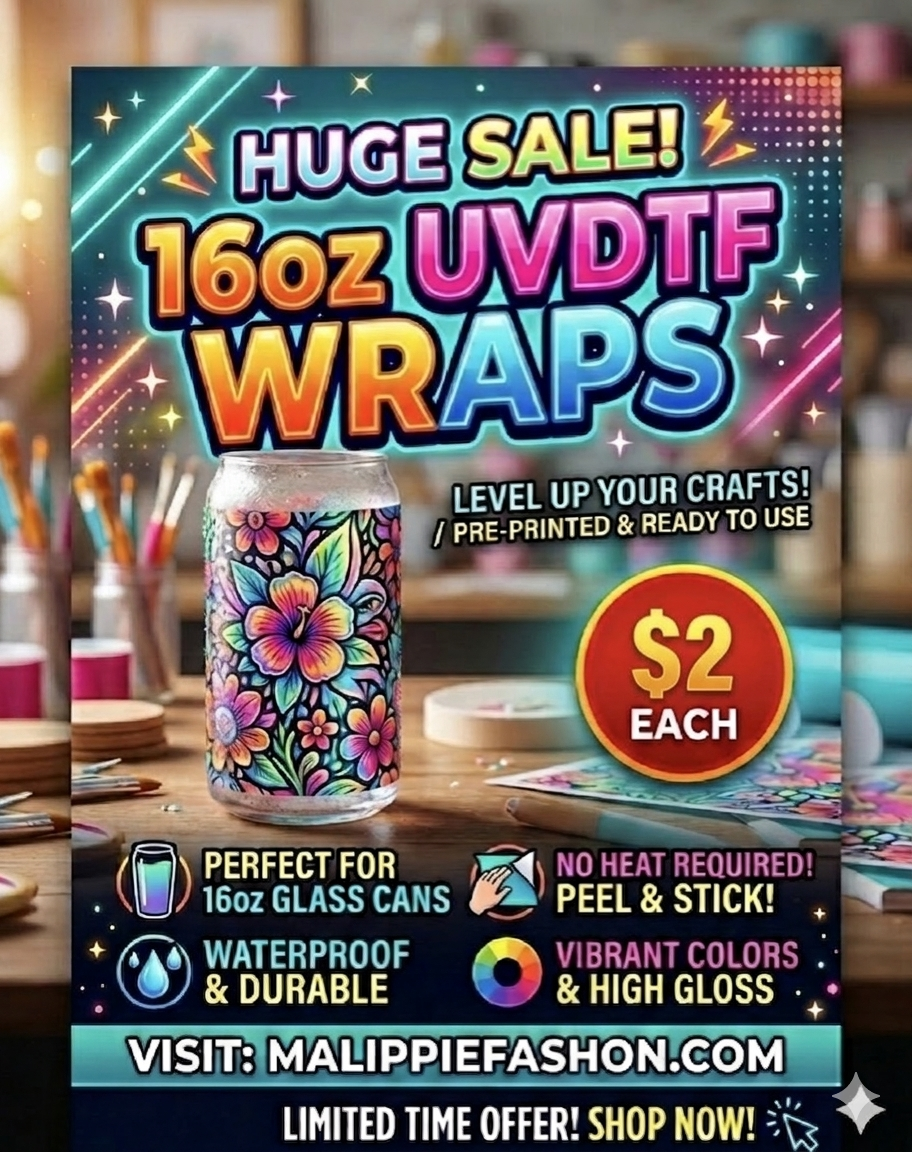 UVDTF and Straw Topper Live Claim -