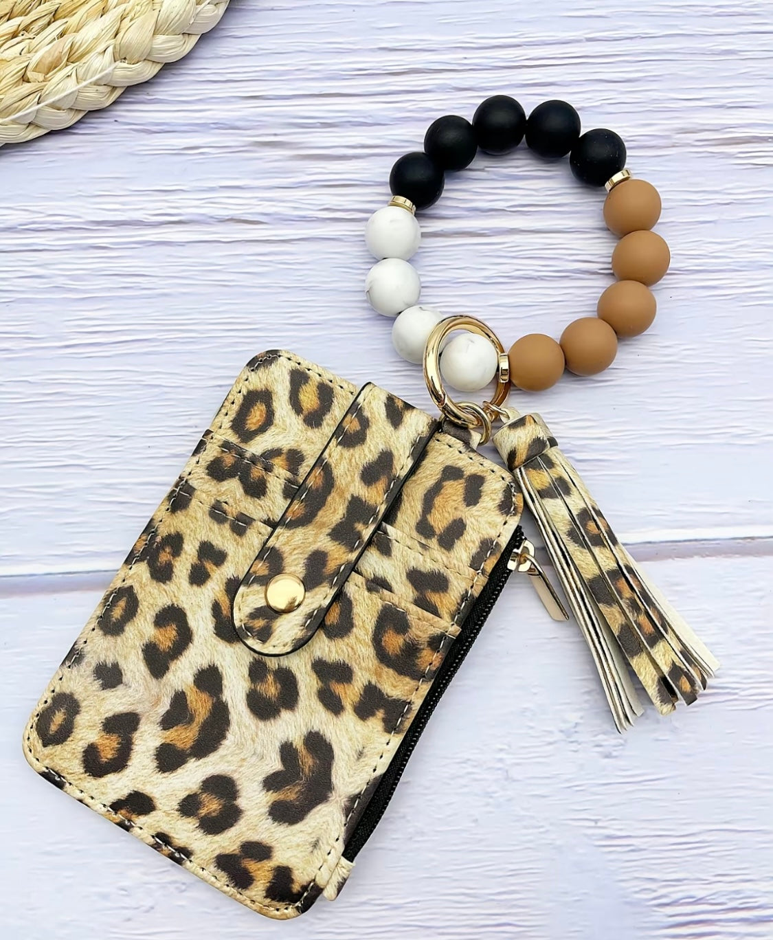 Silicone Beaded Wristlet-Multicolor