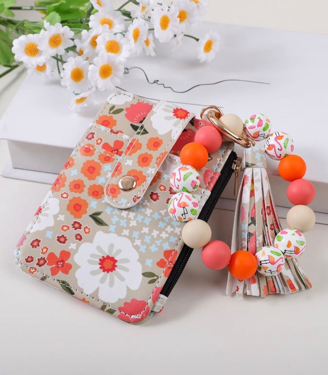 Silicone Beaded Wristlet-Multicolor
