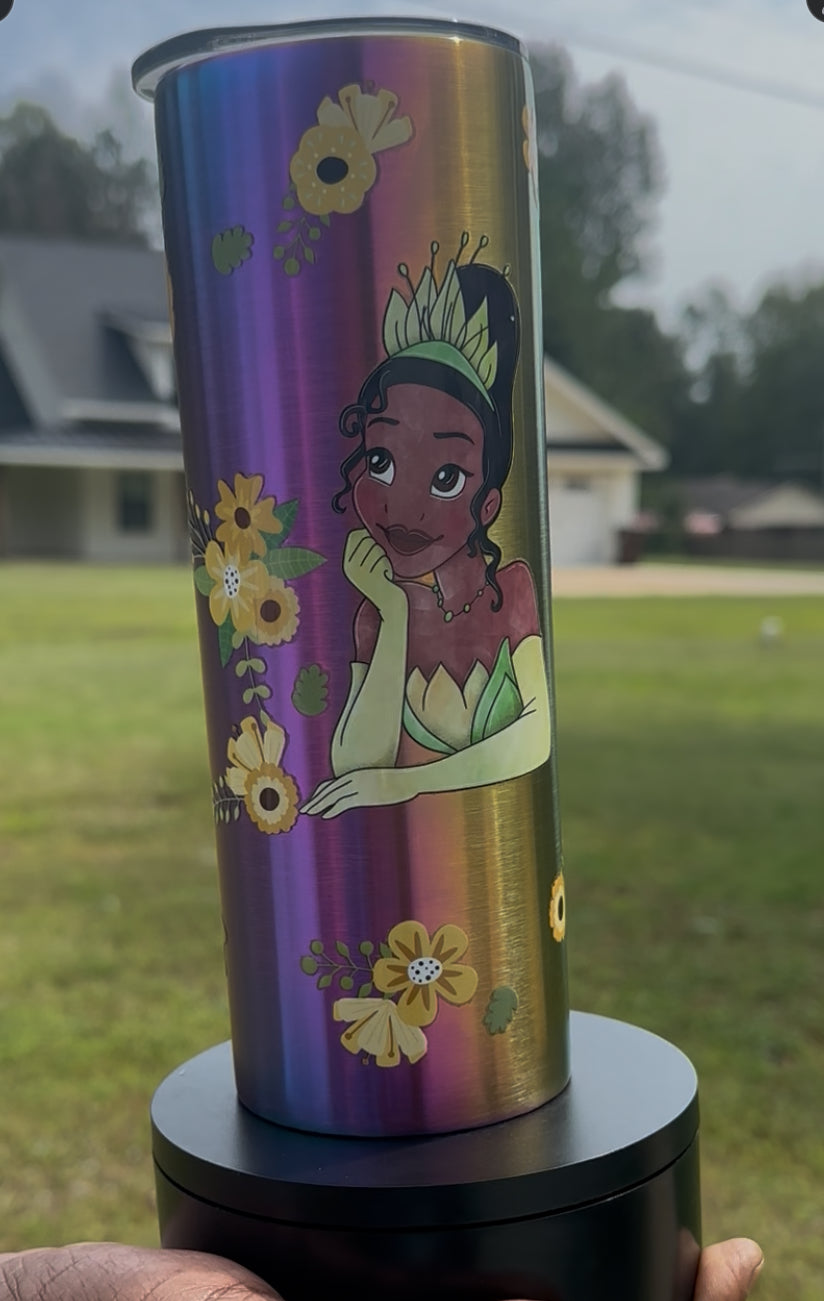 Rainbow Plated 20oz Tumbler