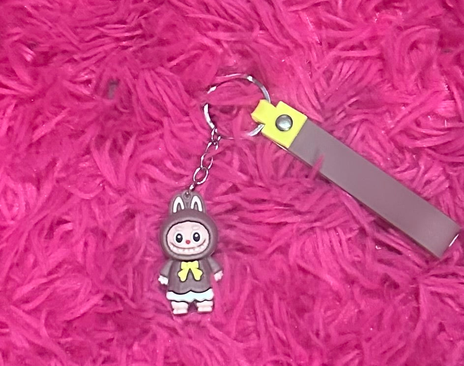 💖 Hello Kitty or Labubu Character 3D Keychain and Strap