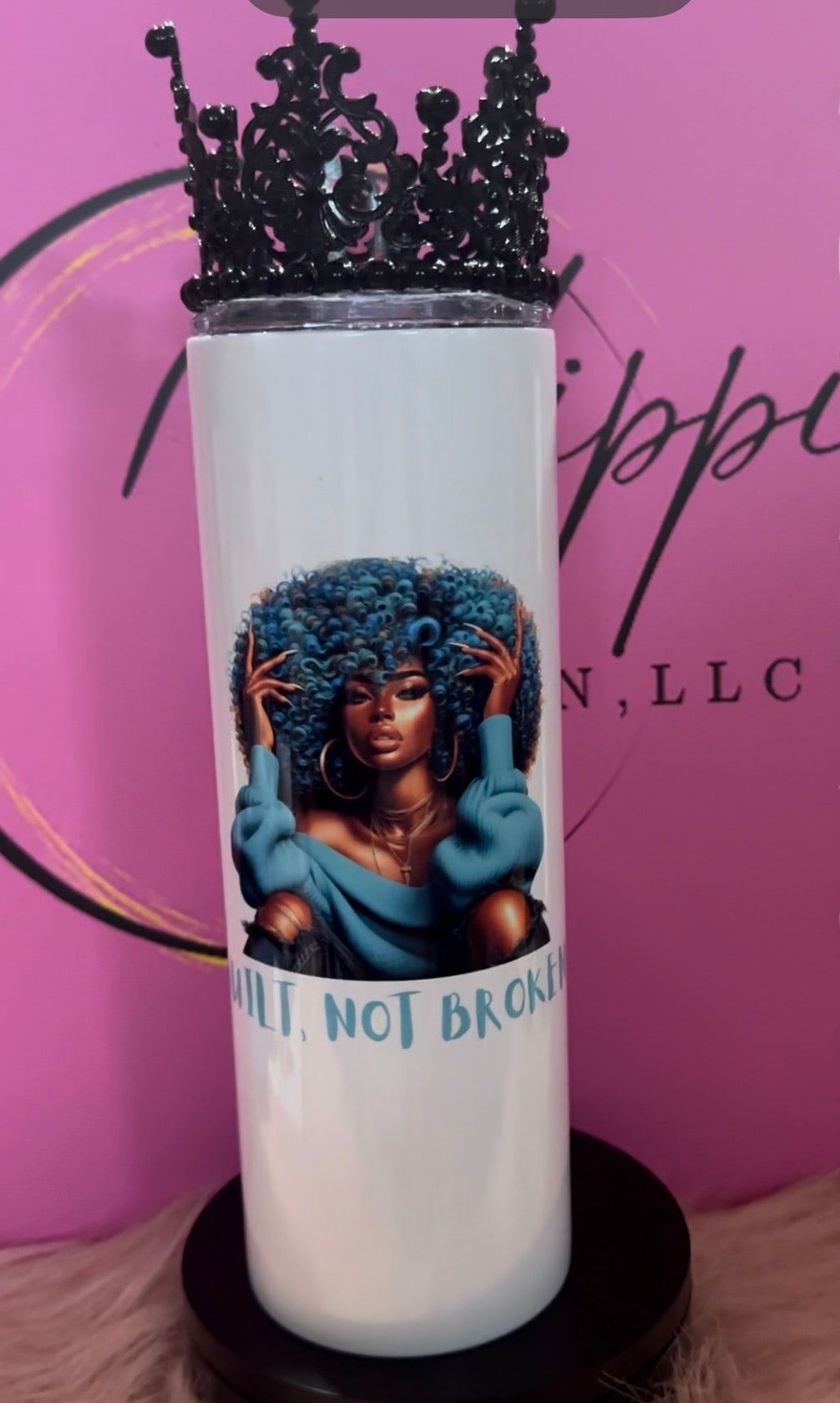 The Empress Collection: Crown-Topped Insulated Tumblers