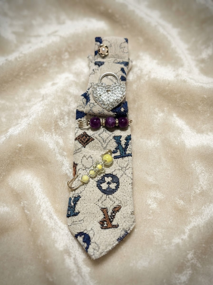 Handcrafted Luxury Pearl Necktie