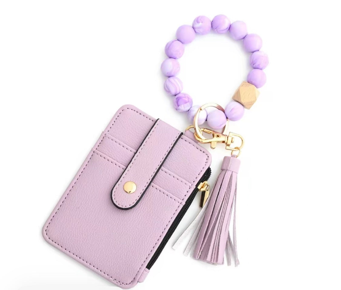 Silicone Beaded Wristlet-Multicolor