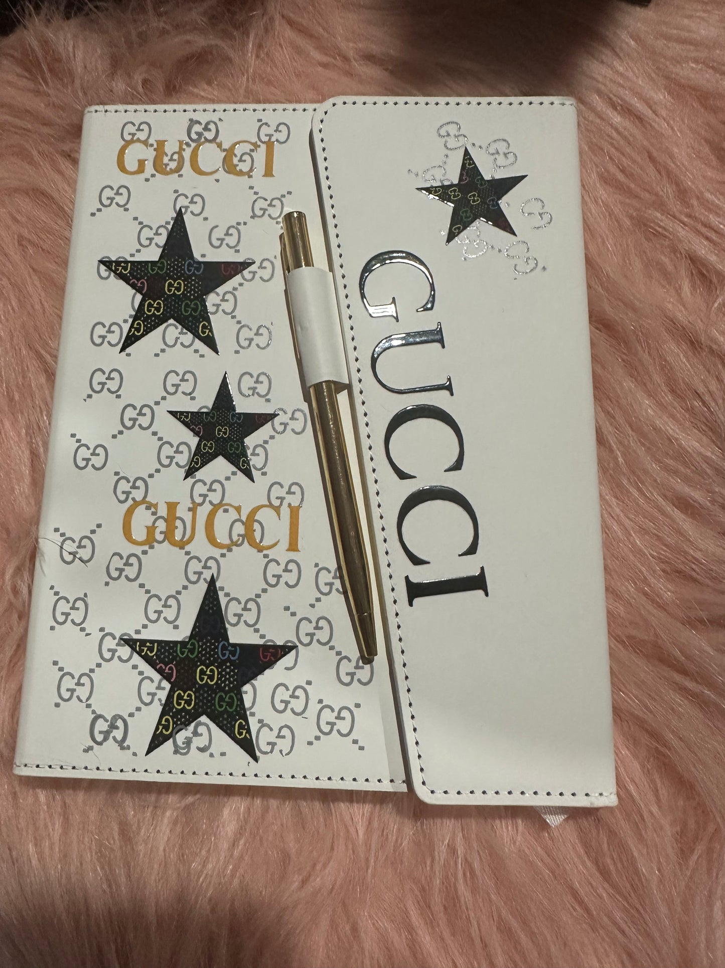 Designer-Inspired Journal & Gold Pen Gift Set