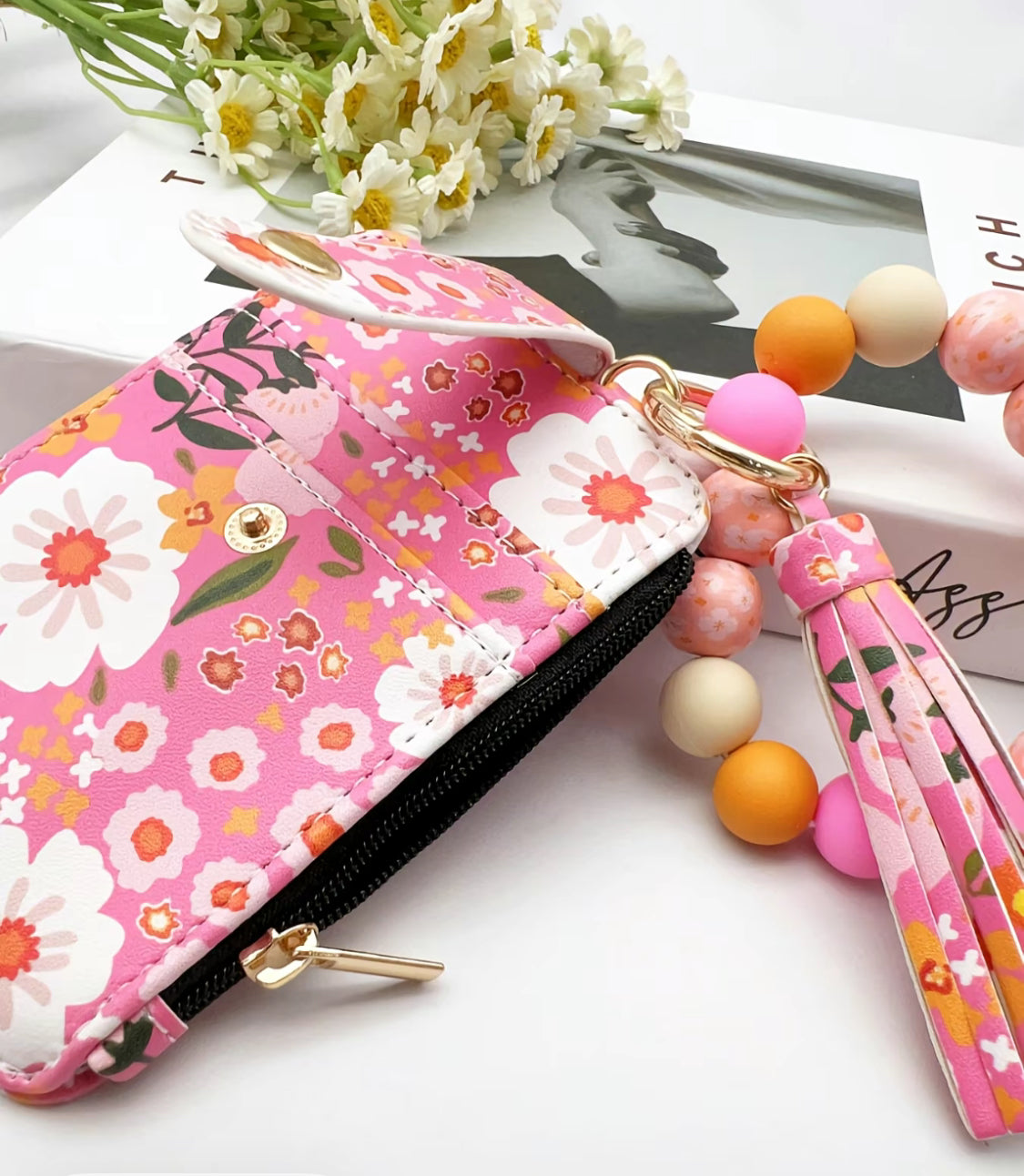 Silicone Beaded Wristlet-Multicolor