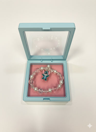 💙 Stitch Kids' Beaded Charm Bracelet