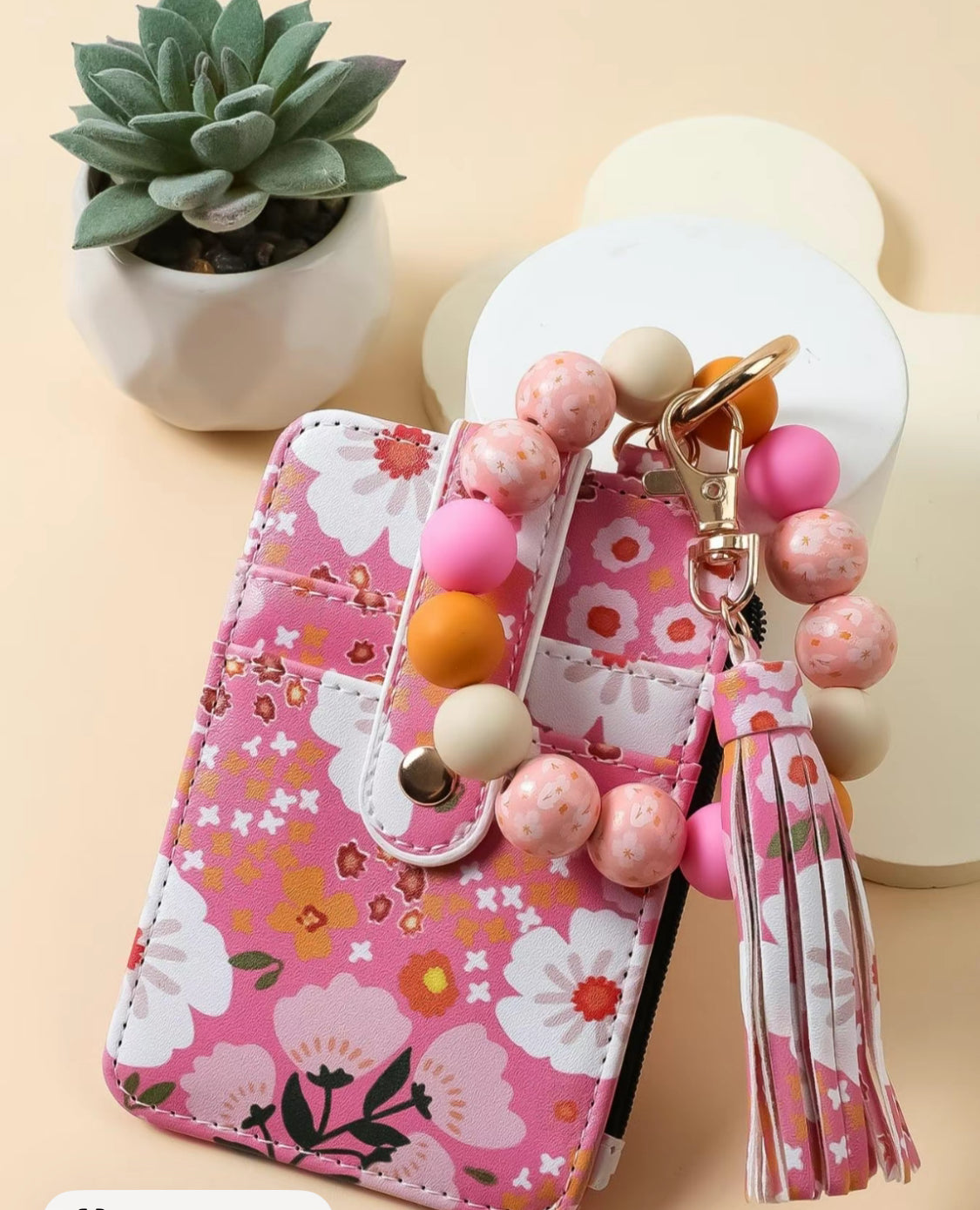 Silicone Beaded Wristlet-Multicolor