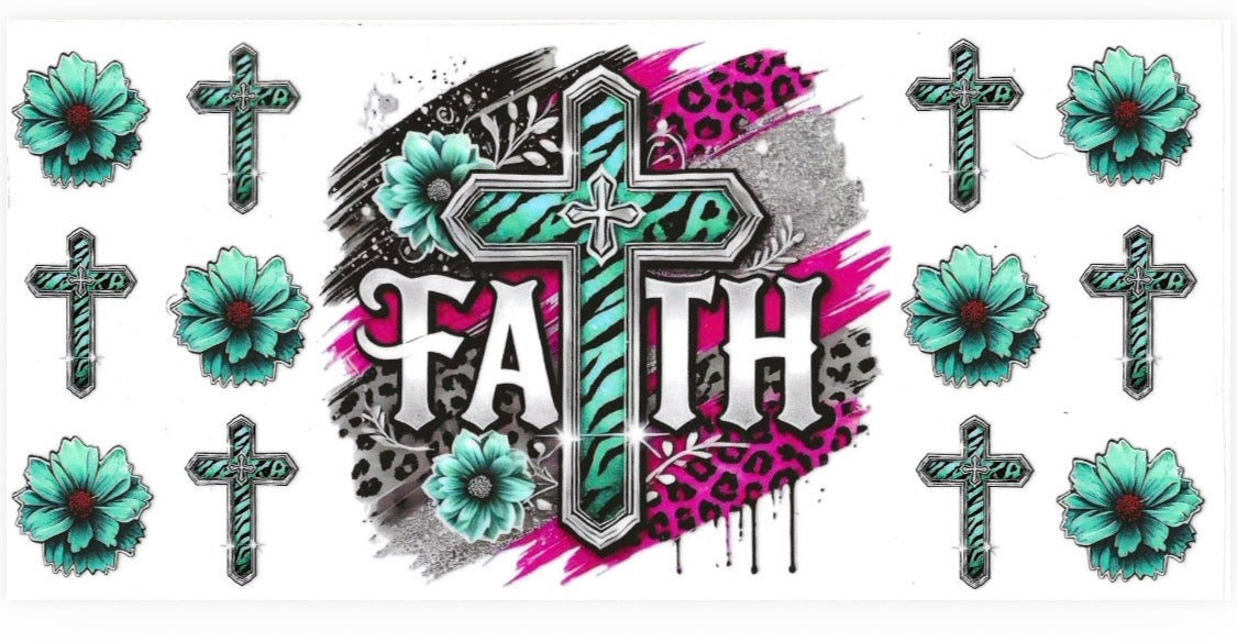 💕Football, Faith Based, Teacher, Cartoon, 16oz UVDTF Wraps