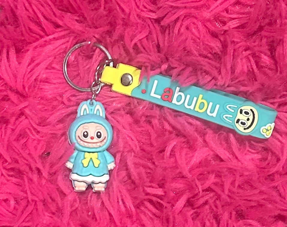 💖 Hello Kitty or Labubu Character 3D Keychain and Strap