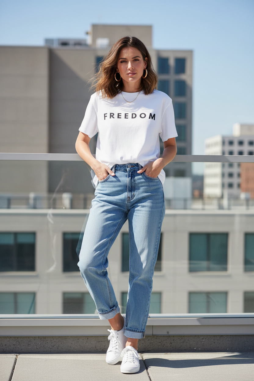 Freedom T-Shirt – Lifestyle Shot