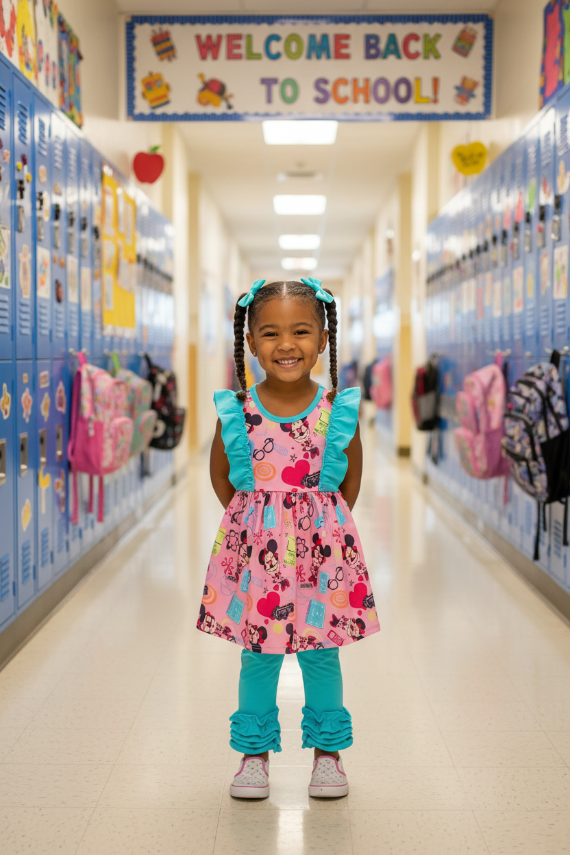 Smart & Stylish Minnie Mouse Set – Back to School